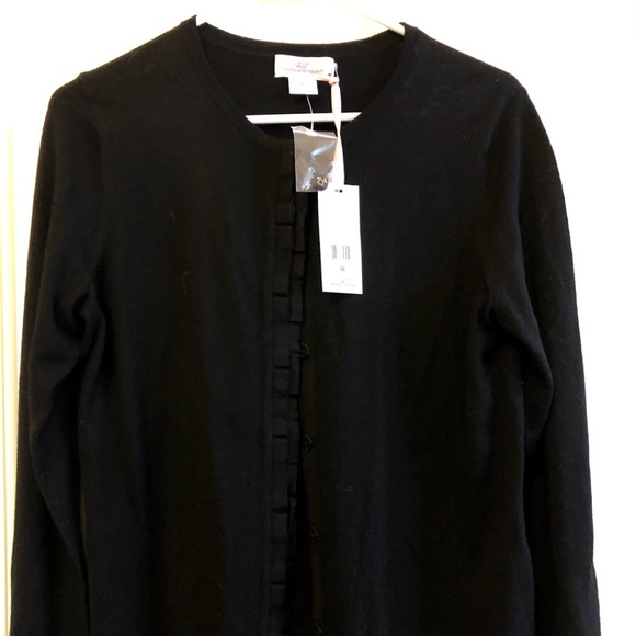 Black Vineyard Vines Cardigan - Picture 1 of 6